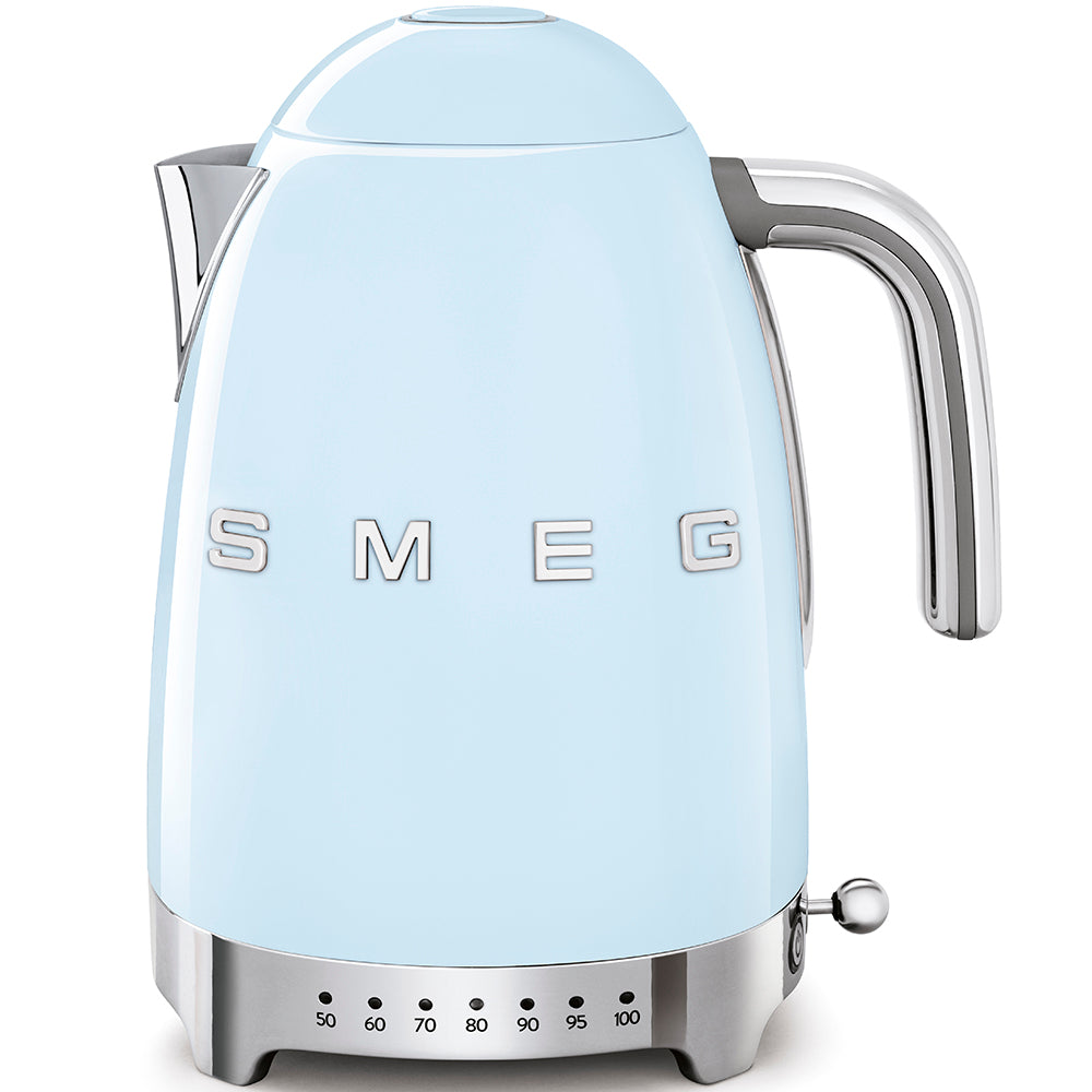 Електрическа кана Smeg KLF04PBEU, 50's Style, 2400 W, 1.7 л/ Пастелно син