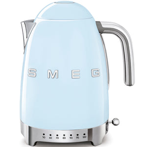 Електрическа кана Smeg KLF04PBEU, 50's Style, 2400 W, 1.7 л/ Пастелно син