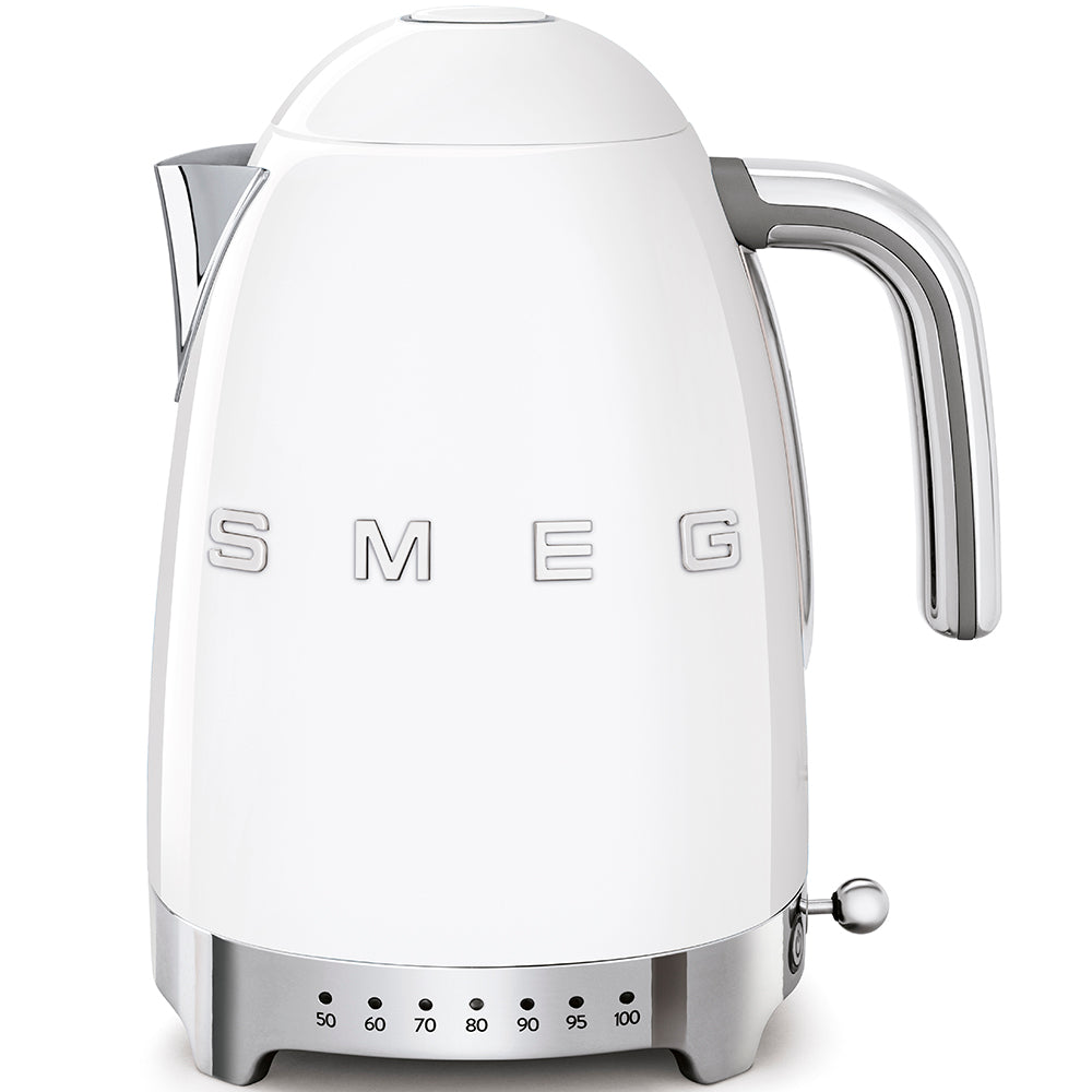 Електрическа кана Smeg KLF04WHEU, 50's Style, 2400 W, 1.7 л/ Бял