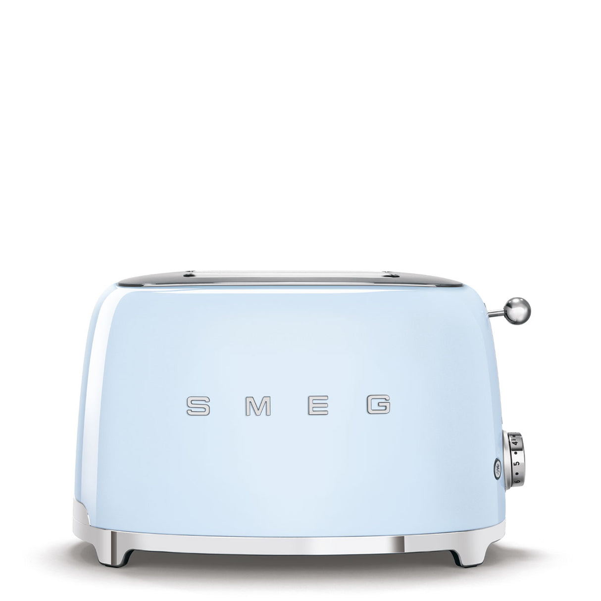 Тостер SMEG TSF01PBEU, 950 W 2 филии, 6 нива на препичане/ Светлосин