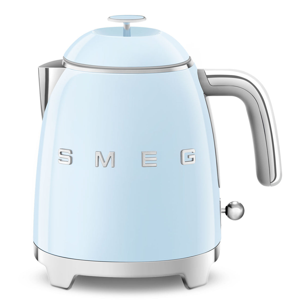 Mini electric kettle SMEG KLF05PBEU, 50's Style, 1400 W, 800 ml, /Pastel blue