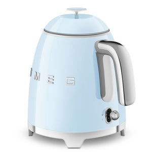 Mini electric kettle SMEG KLF05PBEU, 50's Style, 1400 W, 800 ml, /Pastel blue