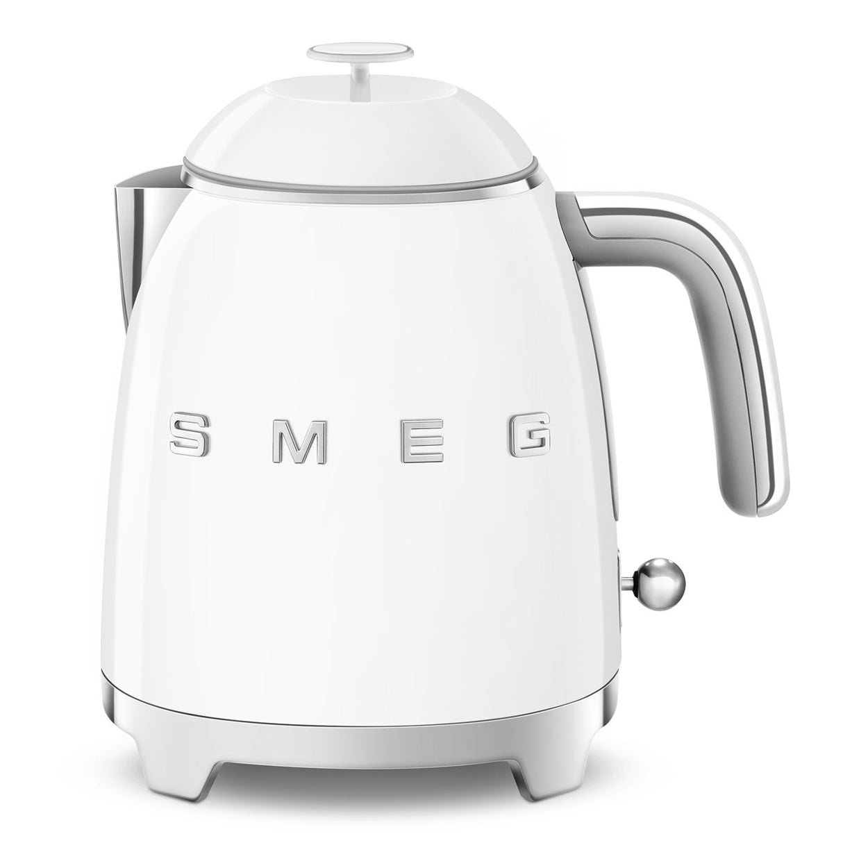 Mini electric kettle SMEG KLF05WHEU, 50's Style, 1400 W, 800 ml, White