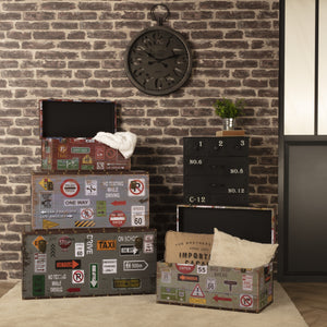 Сет кутии за съхранение atmosphera Bryce, 4бр, MDF