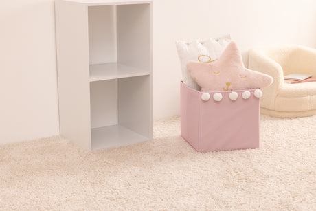 Кутия за съхранение atmosphera Pompom, Розов, 29x29 cm