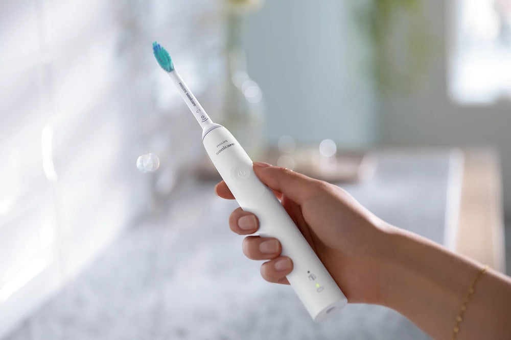 El. toothbrush Philips Series 3100 HX3671/13, Pressure sensor, White