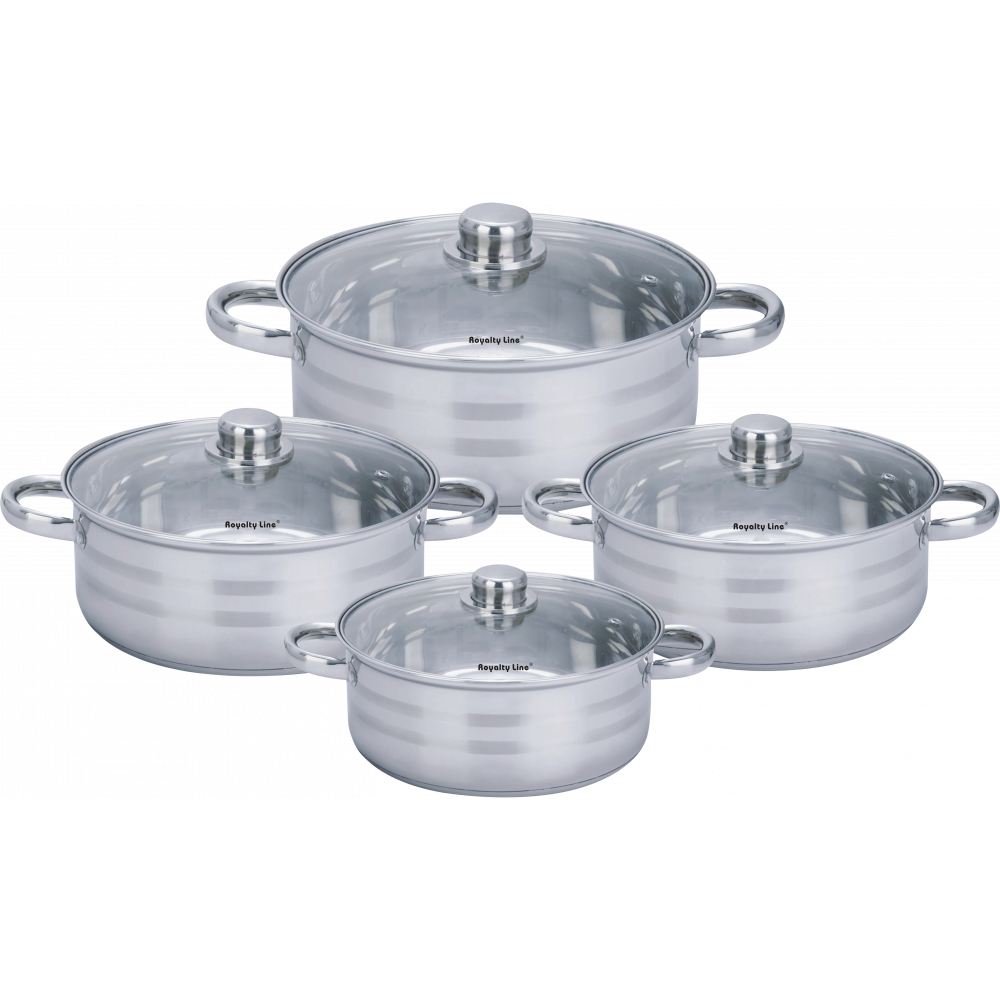 Pot set Royalty Line SP7, Induction, 8 pieces