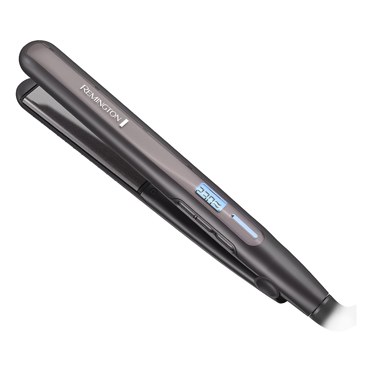 Remington S6505 PRO-SLEEK and CURL Curling and Straightening Iron, Ultra Ceramic Coating and Tourmaline, Grey/Purple