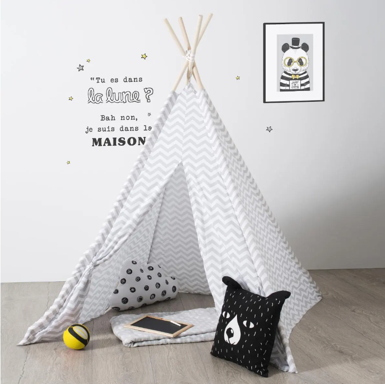 Детска палатка atmosphera Teepee, 120x120x160 cm