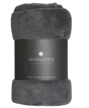 Завивка Аtmosphera, Тъмносив, 130x180 см