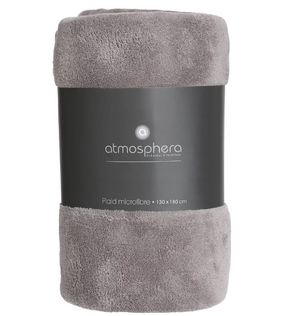 Завивка Аtmosphera, Сив, 130x180 см