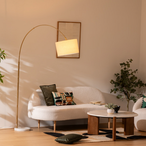 Лампион atmosphera Tilio, H.195cm, Мрамор, Златист