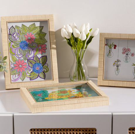 Детска рамка за рисунка atmosphera Thea, 24 cm, MDF