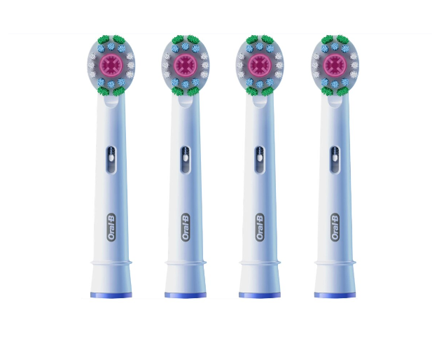 Накрайник за електрическа четка Oral-B 3D White Pro 860960, 4 бр