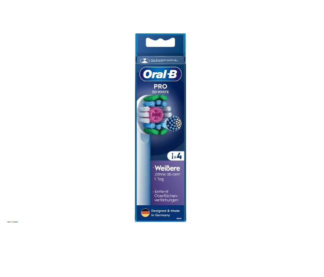 Накрайник за електрическа четка Oral-B 3D White Pro 860960, 4 бр