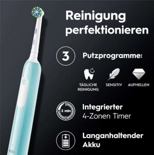 Електрическа четка за зъби Oral-B Pro 1 Sensitive Clean 013116, Син