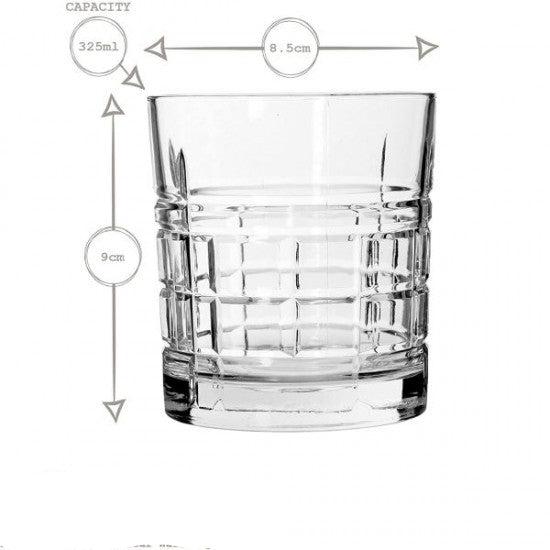 Set of LAV Lena whiskey glasses, 325 ml, 6 pcs