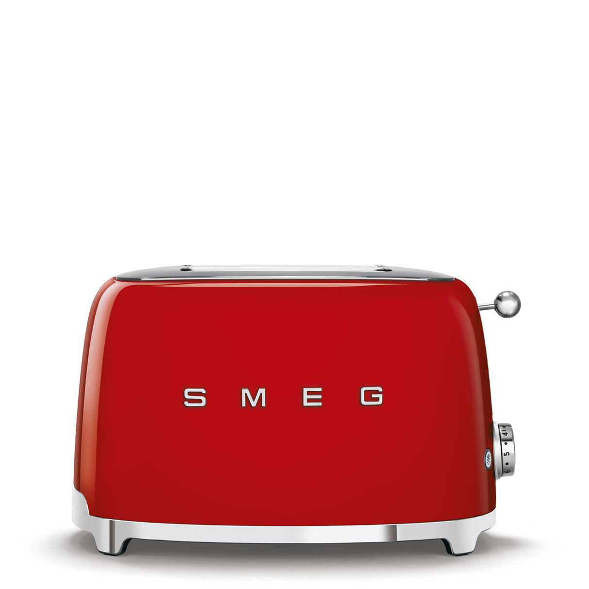 Тостер SMEG TSF01RDEU, 50's Style, 950 W, 2 филии, 6 нива на препичане, Червен