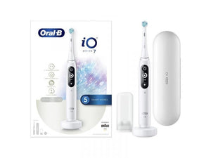 Електрическа четка за зъби Oral-B iO7, с AI, Бял