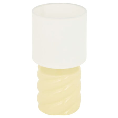 Настолна лампа atmosphera Noly, Керамика, Жълта, 27 cm