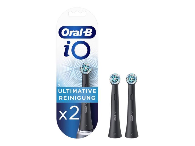 Electric toothbrush head Oral-B iO Ultimate Clean, Only compatible with iO series, 2 pcs