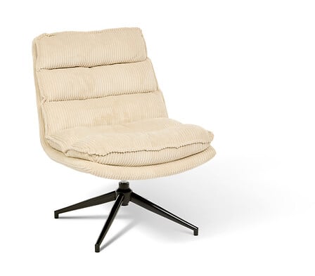 Въртящ се фотьойл atmosphera Harper, Кордурой, Бежов