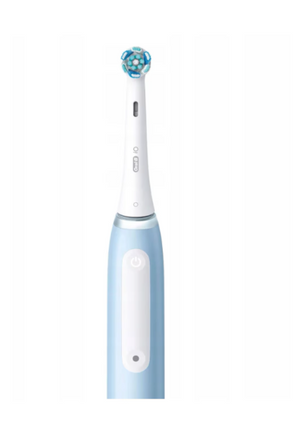 Електрическа четка за зъби, Oral-B iO Series 3 Ice Blue 730850, Alabaster, Син