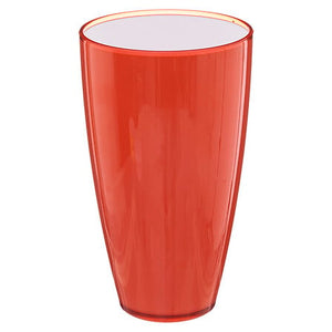 Квадратна чаша 5five, Полистирен, Розова, 500 мл