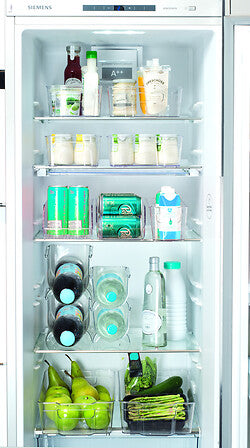 Кутия за съхранение на кенчета 5five Smart Fridge, PET, Прозрачна, 9 бр.