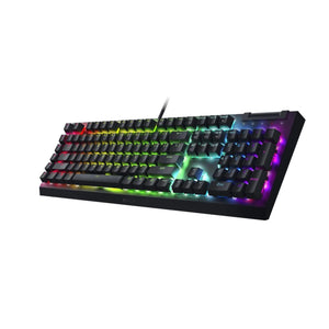 BlackWidow V4 X Gaming Keyboard Green Optical Switches, Black