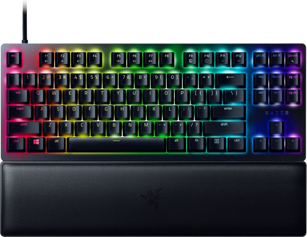 Клавиатура Razer Huntsman V2 Tenkeyless1, Лилави оптични суичове