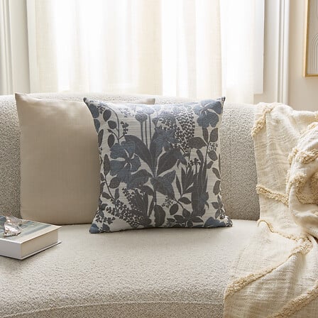 Декоративна възглавница atmosphera Samara, Син, 40×40 cm