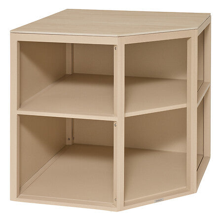 Corner module outdoor kitchen Aluxia stone
