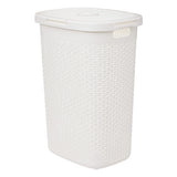 Кош за пране 5five, Ратан, 60L, Бял