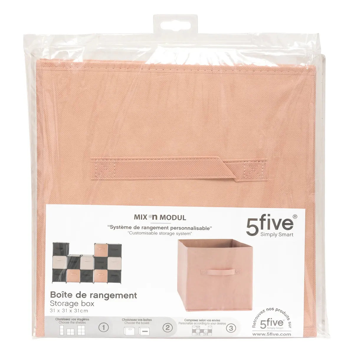 Кутия за съхранение 5five Mix & Modul Entry-level, 31x31 cm