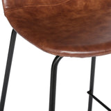 Bar stool Valdi, Brown