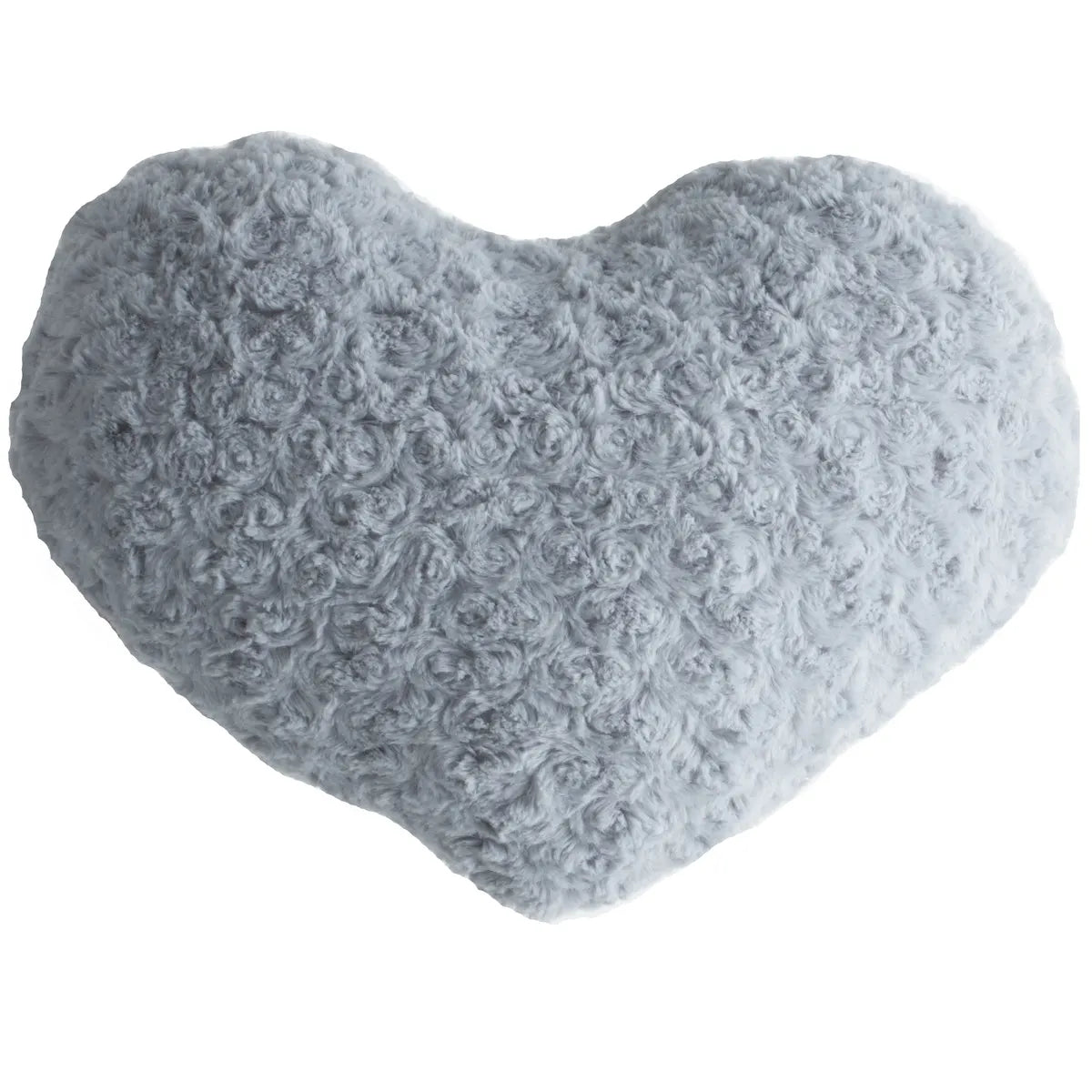 Декоративна възглавница atmosphera Heart, Букле, 28x36 cm, Сив