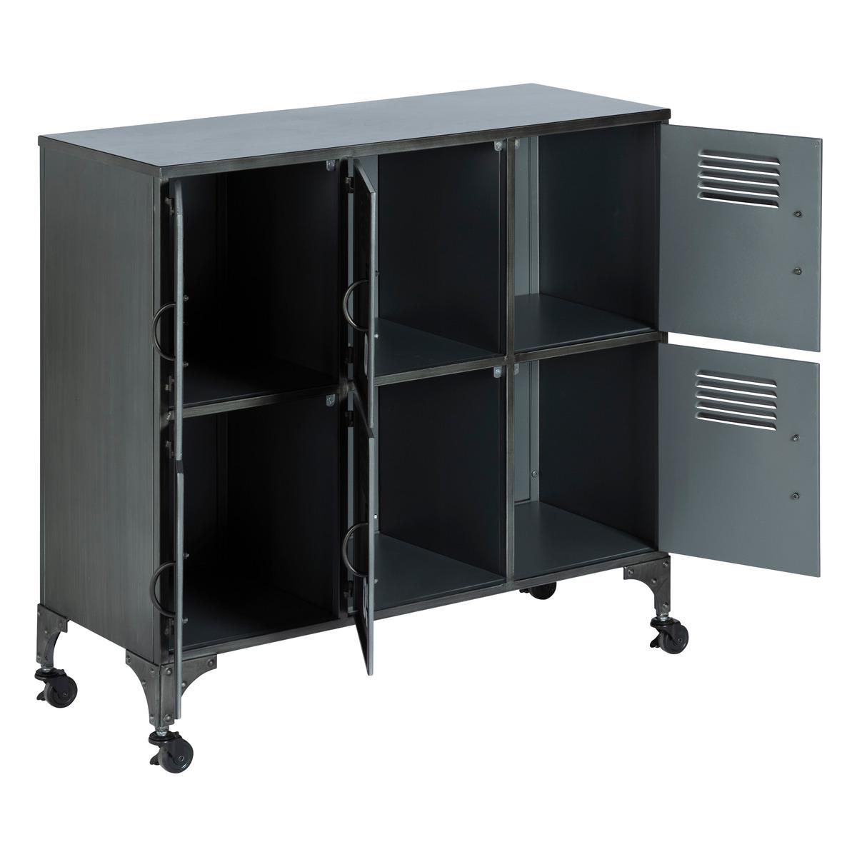 Скрин atmosphera Sevin, 90x89 cm, Тъмносив