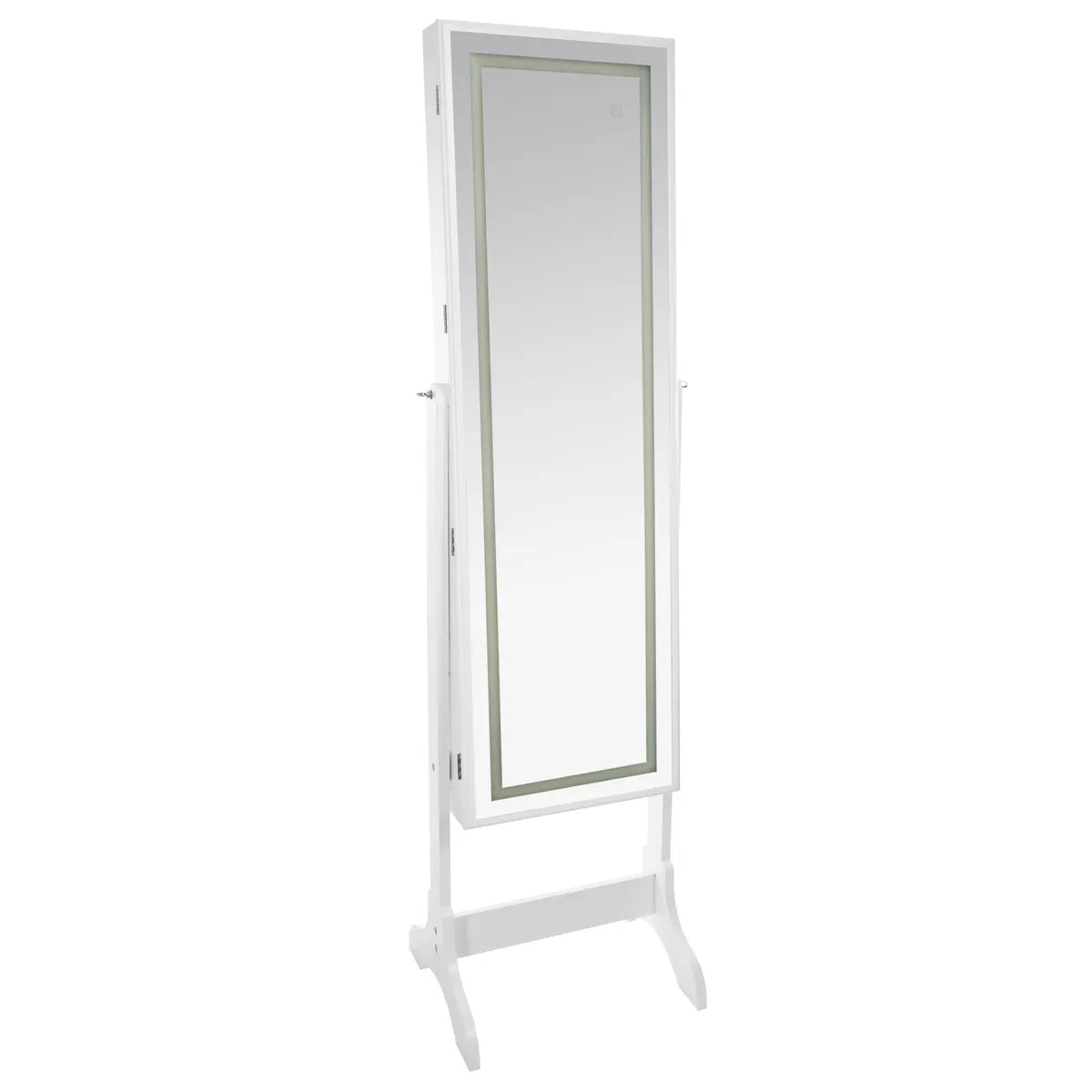 Огледало с място за съхранение atmosphera Bettany, 156 cm, LED, MDF