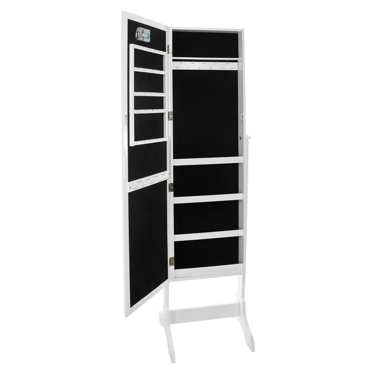 Огледало с място за съхранение atmosphera Bettany, 156 cm, LED, MDF