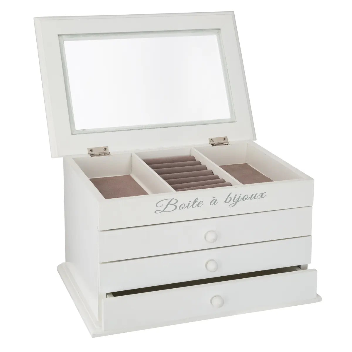 Кутия за съхранение на бижута atmosphera Kristin, 25 cm, MDF