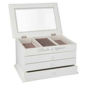 Кутия за съхранение на бижута atmosphera Kristin, 25 cm, MDF