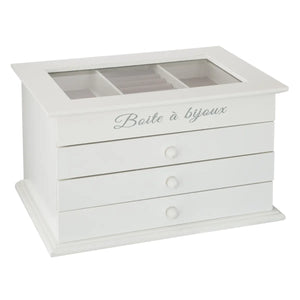 Кутия за съхранение на бижута atmosphera Kristin, 25 cm, MDF