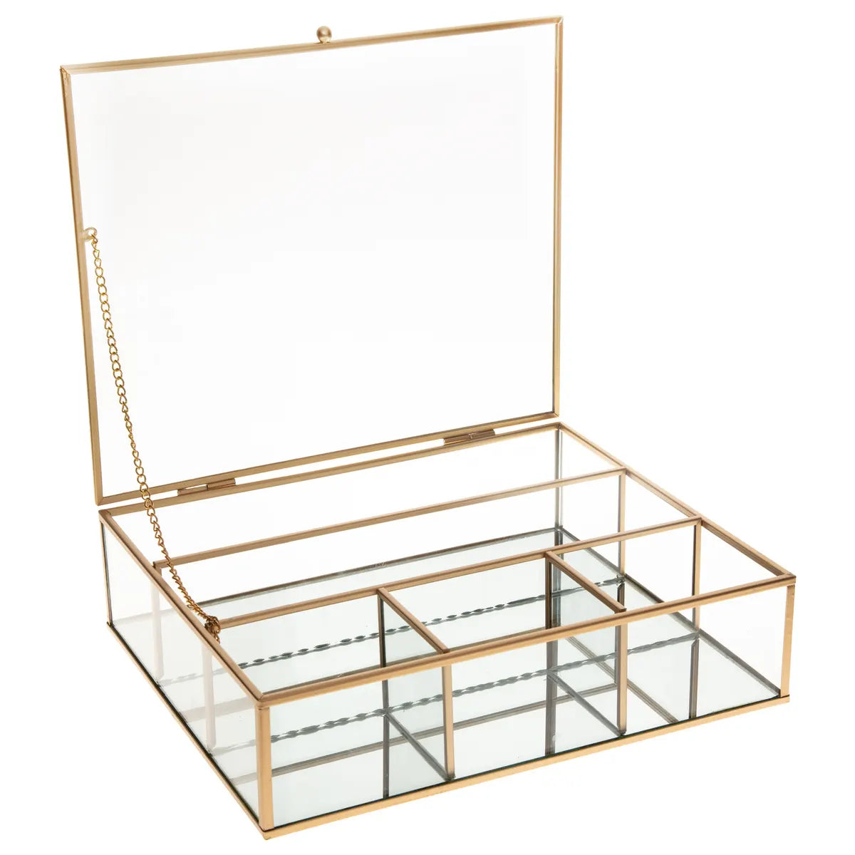 Кутия за съхранение на бижута atmosphera Mood, Стъкло