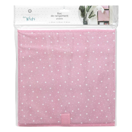 Кутия за съхранение atmosphera Stars, Розов, 29x29 cm