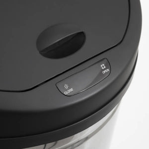 Автоматичен кош 5five Sensor, Кръгъл, Инокс, 42 l