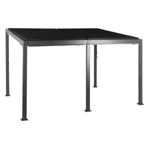 Пергола Hesperide Avila, Алуминий, Графит, 4x3 m