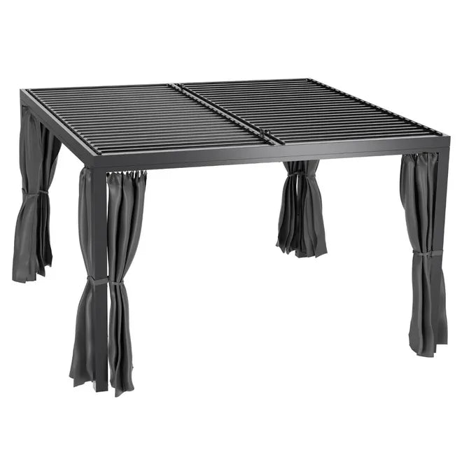 Основа за беседка Hesperide Majae, Алуминий, 3.6x3.6 m