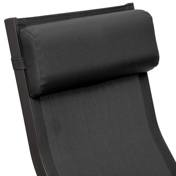 Сгъваем алуминиев шезлонг Hesperide Decima, Антрацит/Графит