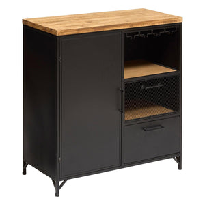 Шкаф atmosphera Cierna, 80x85 cm, Черен